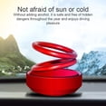thumbnail image 2 of 1PCS Car Essential Oil Diffuser Solar Auto Rotating Car Perfume Car Air Freshener Fragrance Auto Accessories Decoration Ornament Car Air Freshener Smell, Red, 2 of 5