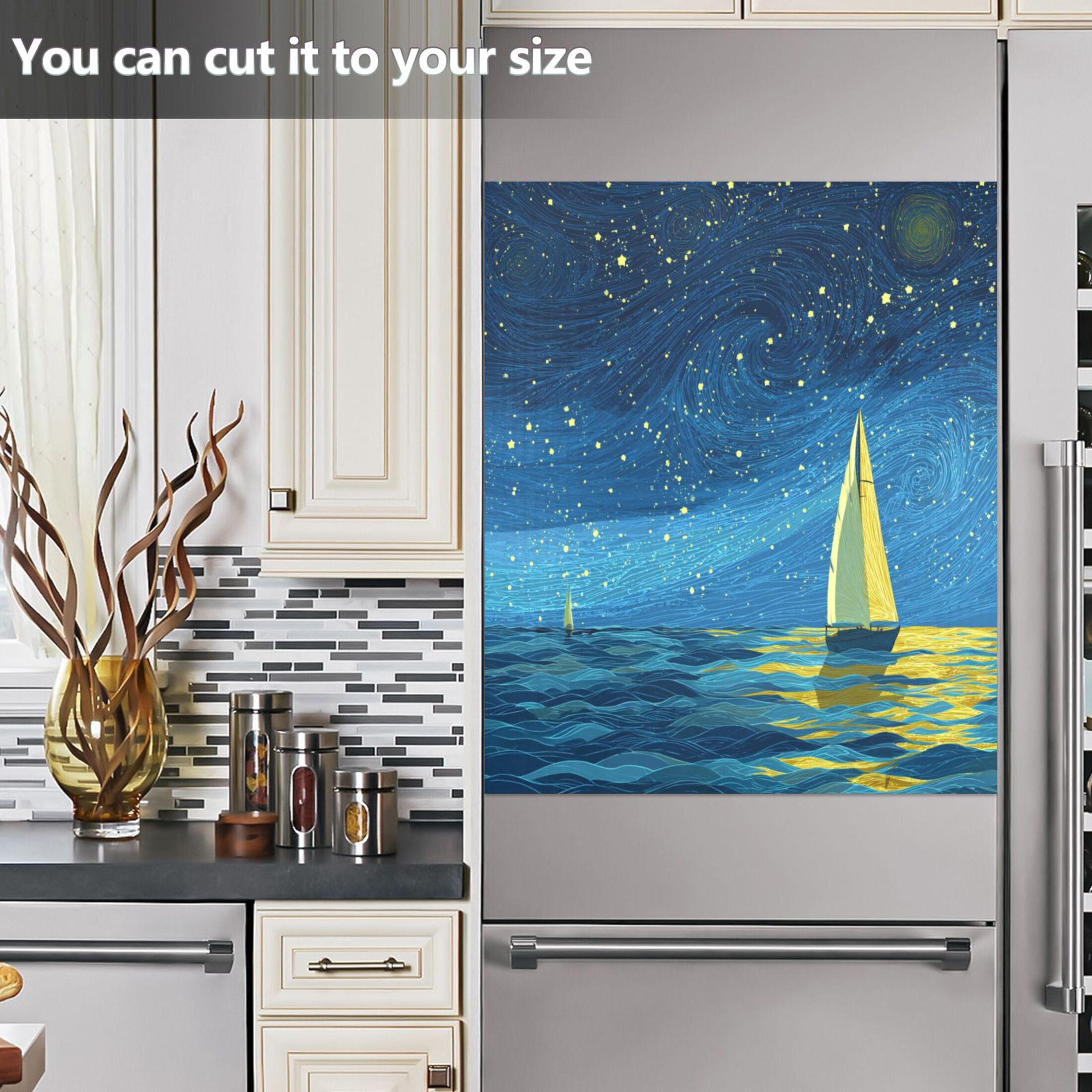 Dishwasher Sticker Magnetic Dishwasher Sticker Magnetic Decorative Sticker Refrigerator Sticker Dishwasher Decorative Stickers The Blue Sea