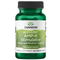 Swanson Activamp Amp-K Stimulator 225 Milligrams 60 Veg Capsules