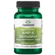 Swanson Activamp Amp-K Stimulator 225 Milligrams 60 Veg Capsules