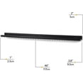 thumbnail image 5 of Boston Picture Ledge Shelf 46" Wall Decor Black Bookshelf for Picture Frames, Toddler Toys, Kids Books, 5 of 6