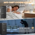 thumbnail image 5 of Pacriond Safe Box, 7.0 Cub Extra Large Home Safe Fireproof Waterproof with Backlit Keypad & Adjustable Shelf, Money Safe with Deposit Slot & Dual Alarm System, Security Box for Money Valuables, 5 of 5