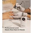 thumbnail image 7 of MelodySusie Entry-Level Clip-On Cordless Nail Drill, SC320F 30000RPM E-File with Pastel & Colorful Aesthetic Design for Manicure Shaping & Gel Removal, 7 of 7