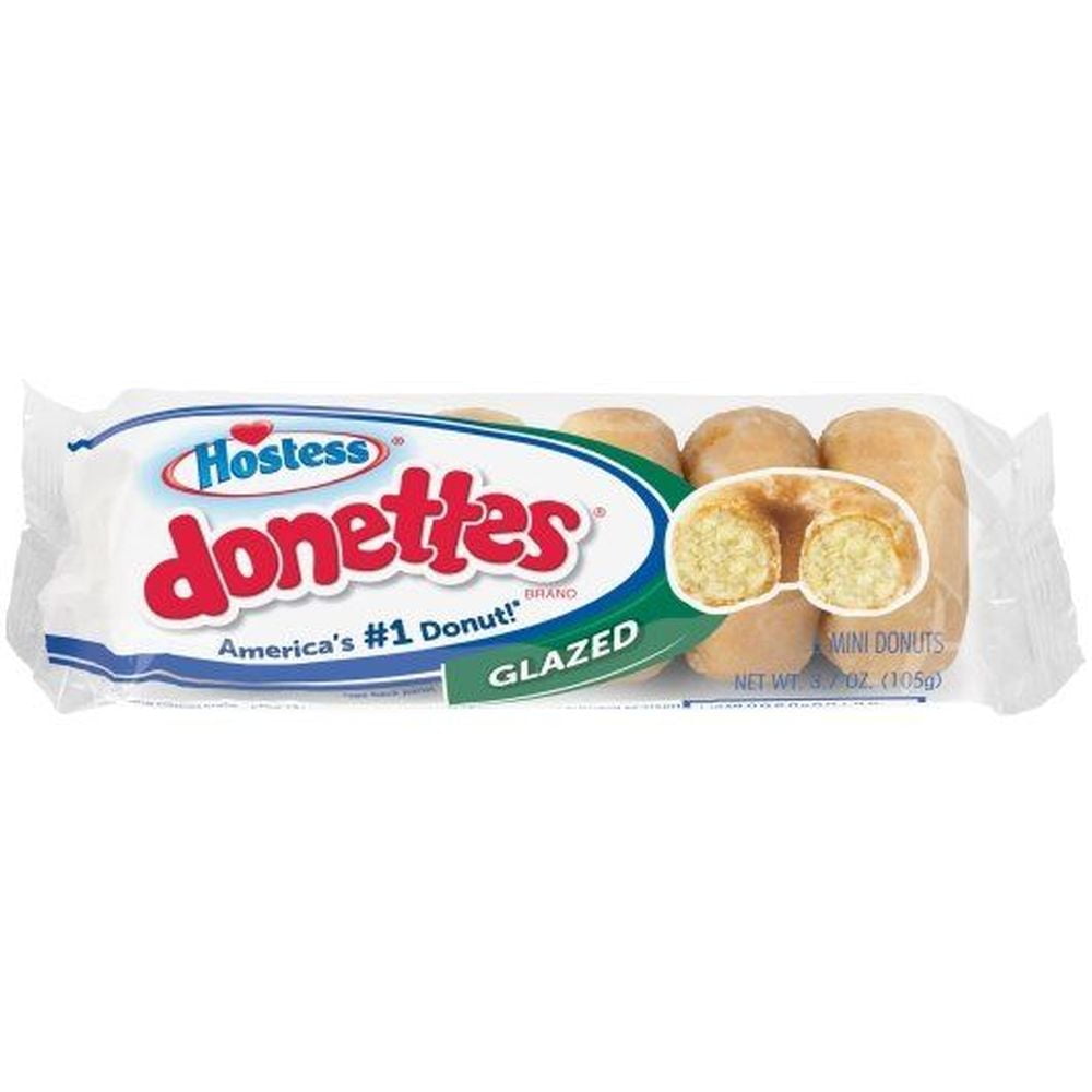 Hostess Glazed Mini Donut, 3.7 Ounce 60 per case