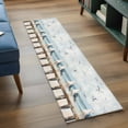 thumbnail image 3 of 2'x6' Rug Runners for Hallways Kitchen, Coastal Seagull Non Slip Entryway Beside Floor Carpet Runner, Summer Beach Ocean Birds Retro Washable Laundry Room Bedroom Throw Rugs Mat for Family Pet, 3 of 8