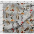 thumbnail image 2 of Soimoi Animals Print, Poly Taffeta Fabric, Decor Sewing Fabric by The Yard 56 Inch Wide, Decorative Fabric for Outdoor Upholstery, Umbrellas and Home Accents, Gray, 2 of 5