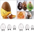 thumbnail image 2 of Easter Egg Surprise Toy Egg Maker Dinosaur Egg Polycarbonate Mould For Chocolate Soap Bath Bomb Lotion Bar Clay Plaster Tool Turnover Container Squid Cup Non Tip Pancake Shapes Baking Kits for Adults, 2 of 4