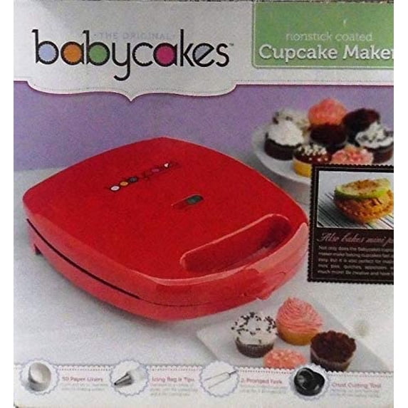 BABYCAKES Cupcake Maker CC-96RD non Stick coated
