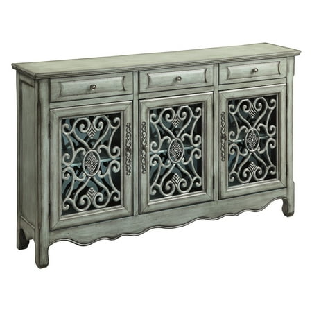 Vintage Amp Cabinet - Coaster Home Furnishings 950357 Accent Cabinet, Antique Green