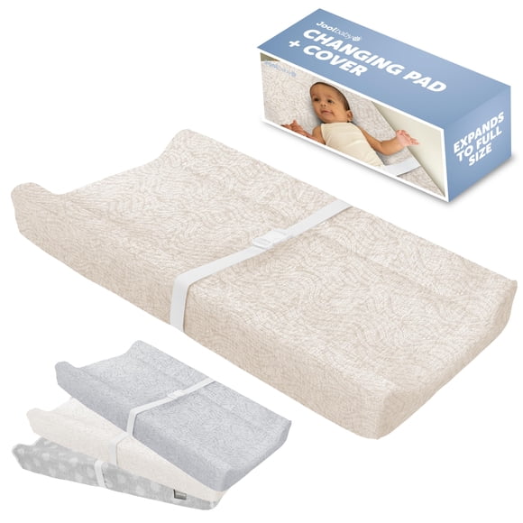 Cambiador Jool Baby suave con funda lavable antideslizante