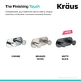 thumbnail image 5 of Kraus Bathroom Towel Hooks, Chrome, 5 of 8