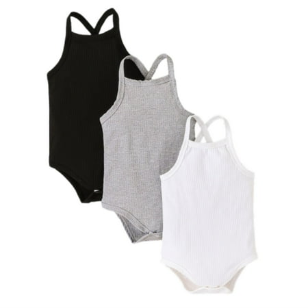 

Baby Onesie Striped Triangle Harness Summer Casual Sling Crawling Clothes Wrapping Fart Clothes A 12M