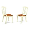 thumbnail image 3 of East West Furniture Nicoli 5-piece Wood Table and Dining Chairs in Cherry, 3 of 4