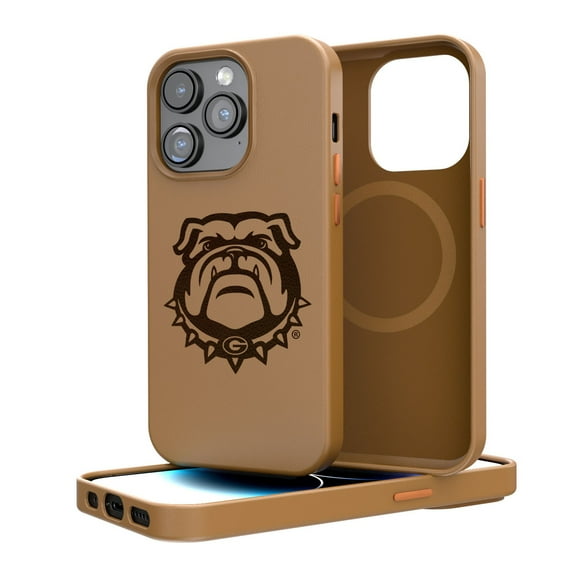 Brown Georgia Bulldogs Mascot iPhone Magnetic Bump Case
