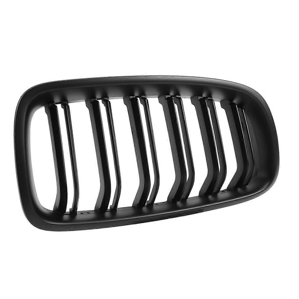 F30 Grill, Front Hood Kidney Grille For-BMW 3 Series F30 F31 F35 2012-2018 (Double Slat Matt Black G