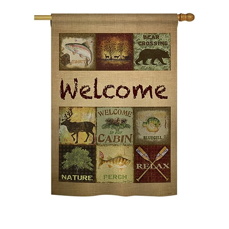 Decorative Outdoor Flags Breeze Decor - Call Of The Wilderness Nature - Everyday Outdoor Impressions Decorative Vertical House Flag 28