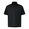 thumbnail image 2 of Paragon Youth Saratoga Performance Polo, Moisture-Wicking Microfiber Shirt, UPF 30+, Black, XS, 2 of 5