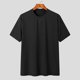 thumbnail image 1 of pstuiky camisetas para hombre, Sudadera con capucha informal holgada de color liso y manga corta para hombre ropa de hombre l, 1 of 5