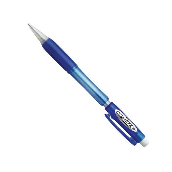 Pentel Cometz Mechanical Pencil (0.9mm), Blue Barrel, Pack of 24