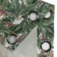thumbnail image 4 of Ambesonne Exotic Grommet Curtain, Watercolor Bird Strelitzia, 50"x72", Olive Green Pale Rust, 4 of 5