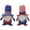 D, variant on Ranliy Set of 2 Patriotic Gnome Dolls - 4Th of July Decor with Stars & Stripes, Handmade Cotton Faceless Couple for Mantel, Shelf, Gift Bundle (Red White Blue, Various Designs)