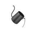 thumbnail image 1 of pitrice Bouilloire à Café en Acier Inoxydable de Qualité Alimentaire Col de Cygne Fin Noir 350ml, 1 of 6