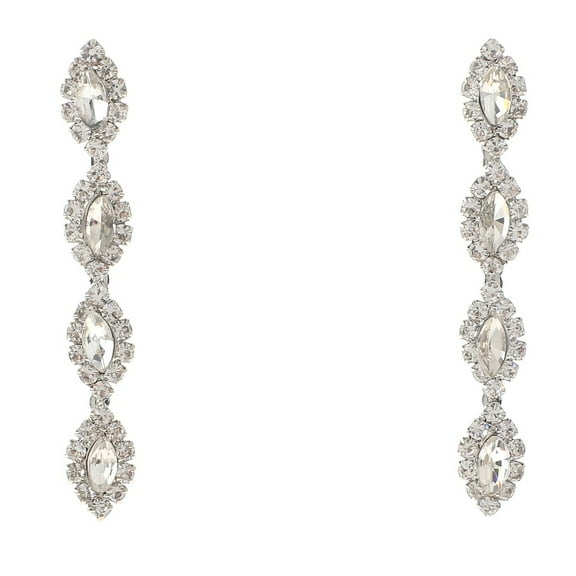 Rhinestone Post Earrings