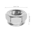thumbnail image 2 of KALLORY 100Pcs Stainless Steel Nuts Locking Fasteners for Prevent Sliding in Electrical Appliances, 2 of 8
