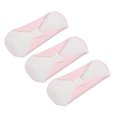 thumbnail image 2 of Compresas femeninas lavables de color rosa, compresas sanitarias reutilizables ultrasuaves de algodón, almohadillas menstruales, 3 uds., 2 of 14