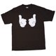 thumbnail image 1 of Este chico justo aquí camiseta gráfica Negro, XL Cartoon Apparel Camiseta de manga corta, 1 of 1