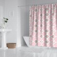 thumbnail image 2 of Pioneer Flower Floral Print Pattern Shower Curtain 72"x84", Bathroom Decorative Shower Curtain Set with 12 Hooks, Waterproof Washable, 2 of 6
