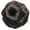 Dark brown, variant on JZROCKER Natural Looking Twisted Flower Bun Hairpiece For Women with Voluminous Styles And Nonslip Claw Clip for Formal Casual