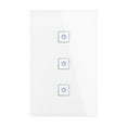 thumbnail image 1 of WiFi Smart Touch Switch For Light Home Smart Life APP Control Three Gangs Light Switch SAA ,Trusted and Reliable, 1 of 5