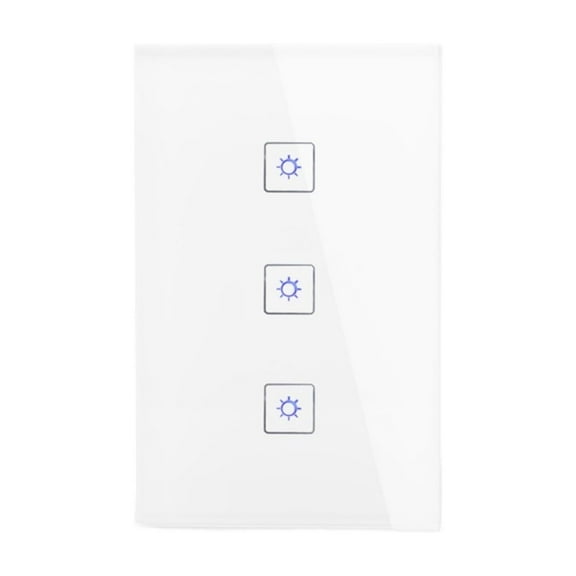 WiFi Smart Touch Switch For Light Home Smart Life APP Control Three Gangs Light Switch SAA ,Easy to Installation
