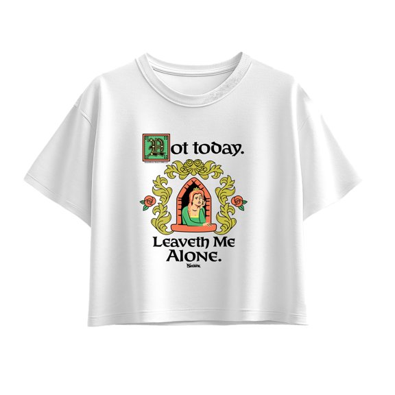 Shrek - Not Today Leaveth Me Alone Short Sleeve Boxy Graphic T-Shirt