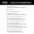 thumbnail image 2 of Max Advanced Brakes - Brake Kit for 2015-2018 2019 2020 Audi A3/A3 Quattro VW Golf Alltrack 2021 2022 Passat Taos Front Replacement Geomet Coated Disc Brake Rotors and Ceramic Brake Pads, 2 of 9