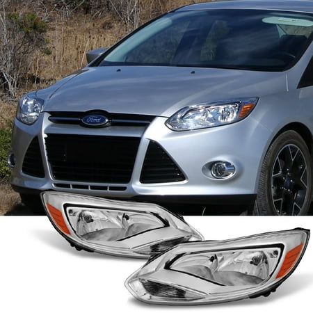 Fit 2012-2014 Ford Focus Headlights HeadLamp Assembly Light+Right Light 12 13 (Best Headlight Assembly Brand)