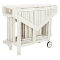 thumbnail image 4 of SAFAVIEH Kerman Outdoor Patio 5 Piece Foldable Dining Set, White, 4 of 12