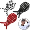 thumbnail image 4 of 5PCS Chef Hat Cotton Adjustable Japanese Chef Hat Chef Bandana Hat Cook Bandana for Kitchen Food, 4 of 5