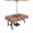 maroon, variant on Outdoor Tablecloths with Umbrella Hole & Zipper, Vintage Texas Star Wooden 54x54 Inch Square Tablecloths, Farmhouse Berry Country Waterproof Table Cloth, Patio/Pool/Picnic Table Covers