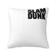 thumbnail image 1 of Funda de almohada súper suave The First Slam Dunk con cremallera para dormitorio, sofá, sillón, fundas de almohada mullidas y acogedoras para todas las estaciones, almohada cuadrada, 1 of 1