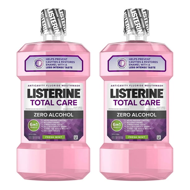 Listerine Total Care AlcoholFree Anticavity Mouthwash, 6 Benefit