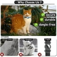 Airtag Cat Collar, Reflective Kitten Collar Breakaway with Airtag