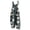 Black, variant on YunPes Watercolor Jumpsuits for Girls Boho Floral Printed Wide Leg Rompers with Tie Strap Plus Size Lightweight Spaghetti Strap Overalls