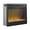 Black, variant on Signature Design by Ashley Contemporary Entertainment Accessories Electric Fireplace Insert Black