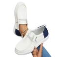thumbnail image 4 of Willtoo Women's Low Top Flat Color Block Casual Shoes, 4 of 5