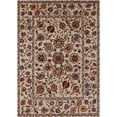 thumbnail image 1 of Ahgly Company Machine Washable Indoor Rectangle Industrial Modern Red Brown Area Rugs, 5' x 8', 1 of 7