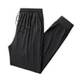 thumbnail image 2 of WERYOUNG Men Unisex Stretch Quick Drying Pants Casual Elastic Waist Drawstring Leisure Pants Trousers, 2 of 3