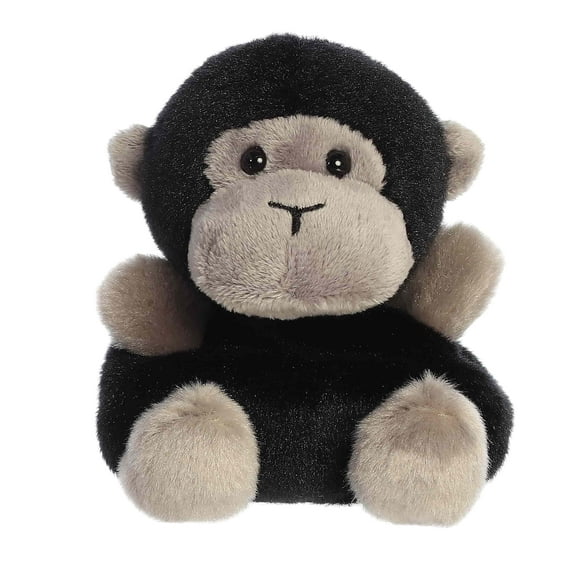 Aurora - Mini Black Adorable Stuffed Animal - 4.5" Gunga Gorilla - Palm Pals