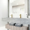 thumbnail image 2 of VIGO Nova Single Handle Single-Hole Bathroom Faucet in Matte Brushed Gold, 2 of 14